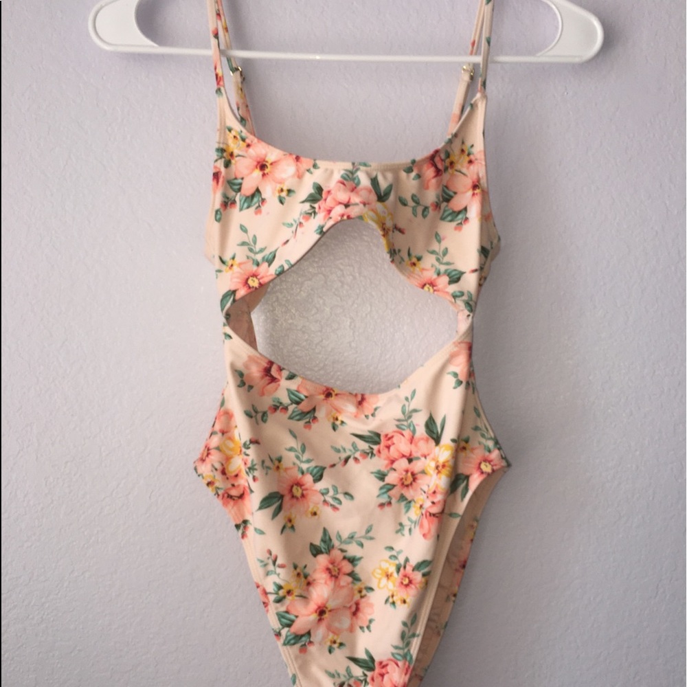 Open Front And Back Onepiece